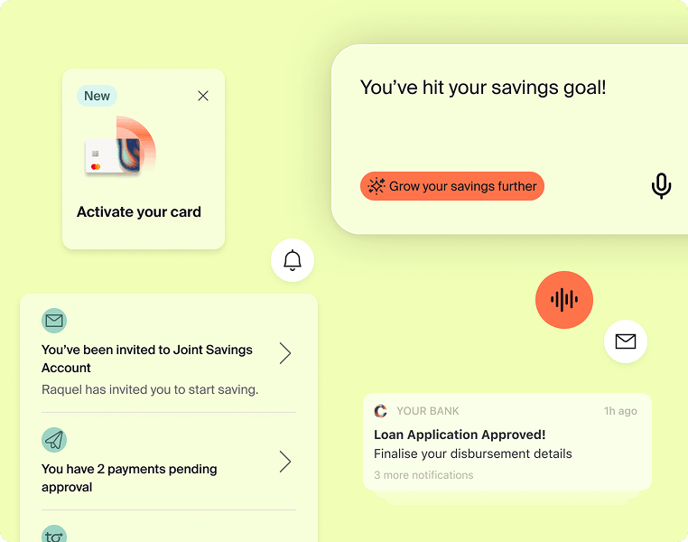 Customer engagement engine UI